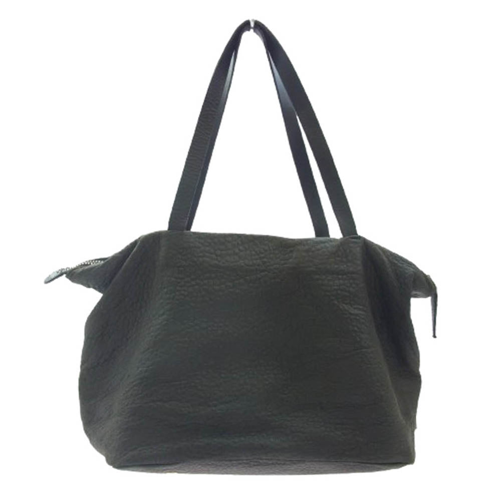 Collection Privee? コレクションプリヴェ レザー トート バッグ ブラック系【中古】