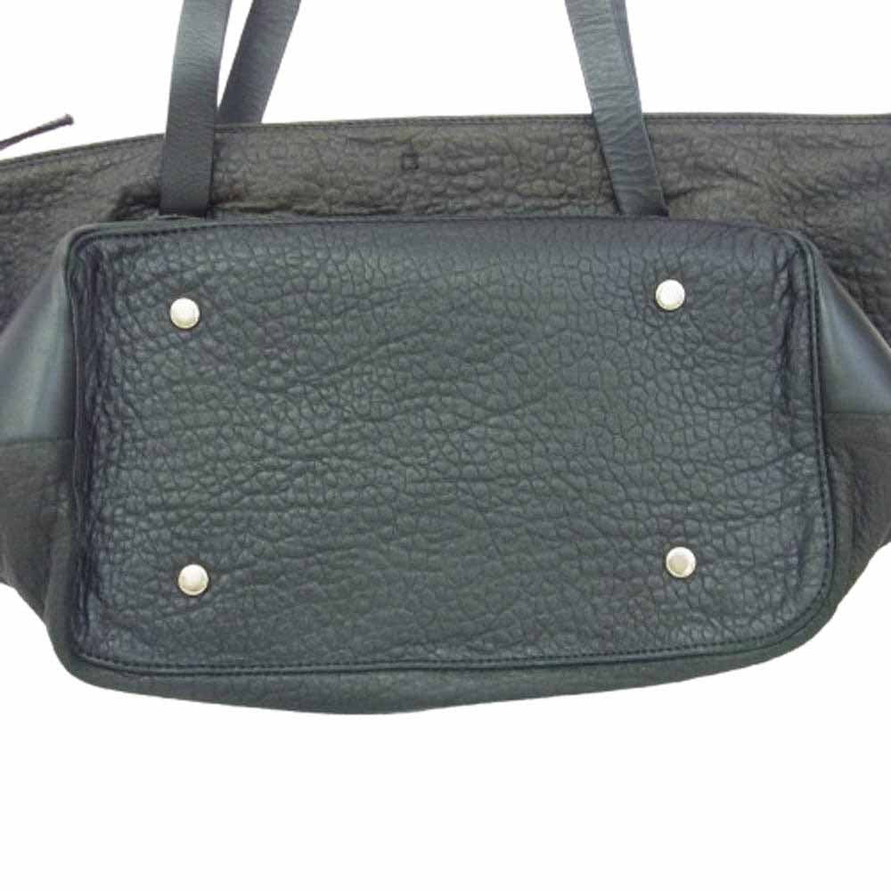 Collection Privee? コレクションプリヴェ レザー トート バッグ ブラック系【中古】