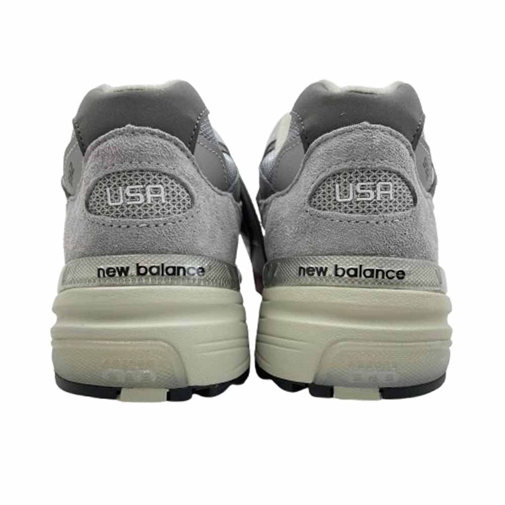 NEW BALANCE ニューバランス U992GY 992 スエード ローカット スニーカー グレー系 26cm【新古品】【未使用】【中古】