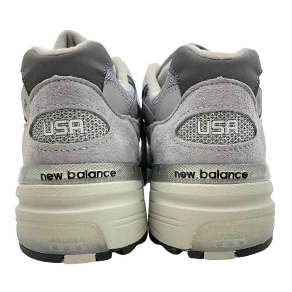 NEW BALANCE ニューバランス U992GY 992 スエード ローカット スニーカー グレー系 27cm【新古品】【未使用】【中古】