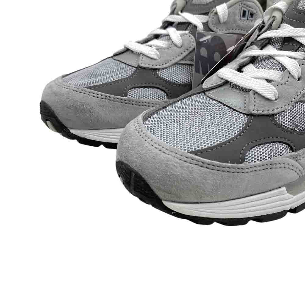 NEW BALANCE ニューバランス U992GY 992 スエード ローカット スニーカー グレー系 27cm【新古品】【未使用】【中古】