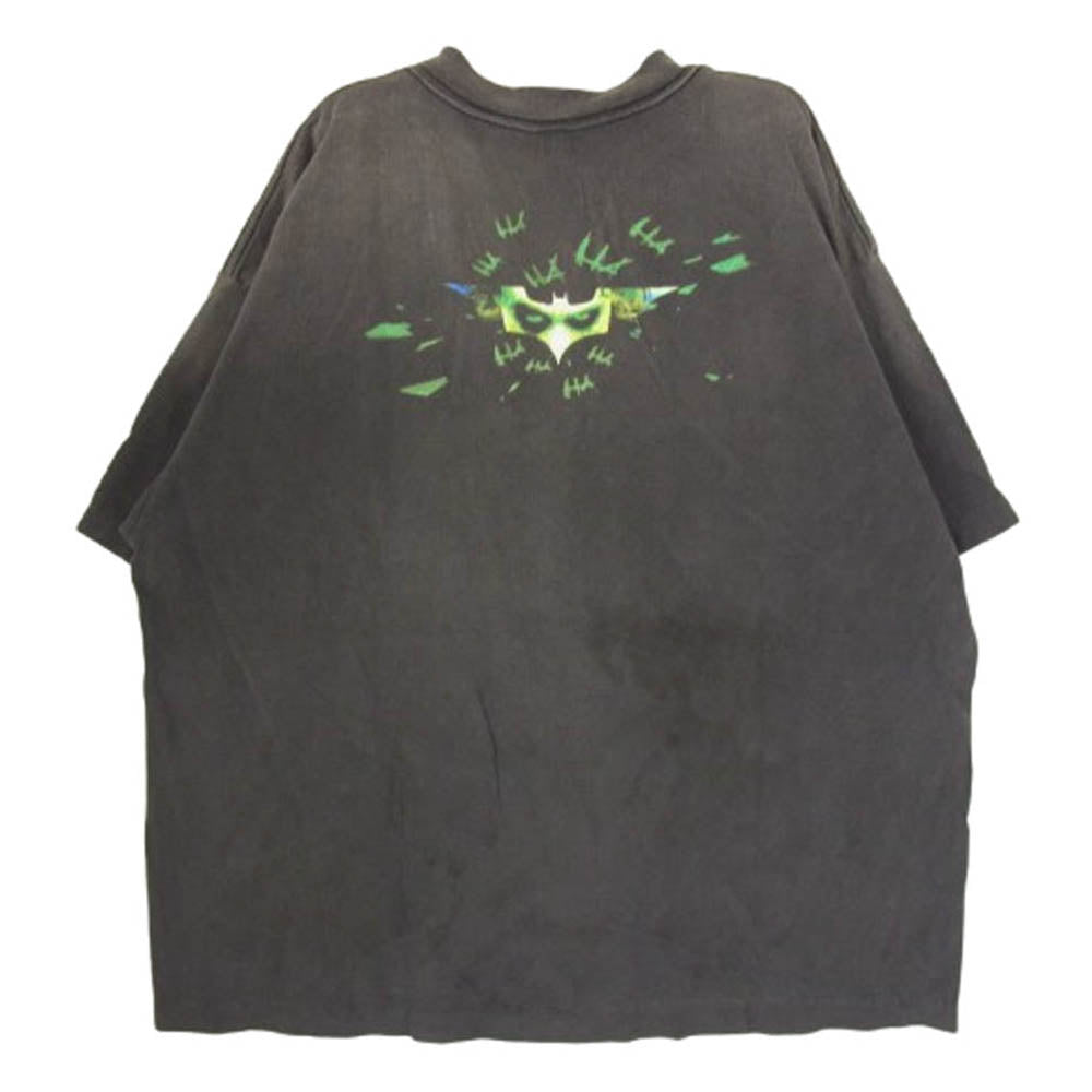 SAINT MICHAEL セントマイケル JOKER ジョーカー BTM SS TEE プリント Tシャツ チャコール系 XL【新古品】【未使用】【中古】