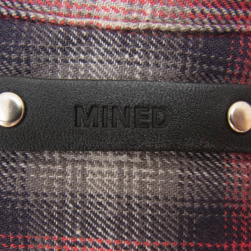 MINEDENIM マインデニム オンブレチェック フランネル オープン