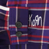 adidas アディダス JG1334 Korn Overshirt Plaid Purple Jacket コーン オーバーシャツ ジャケット パープル系 S【美品】【中古】
