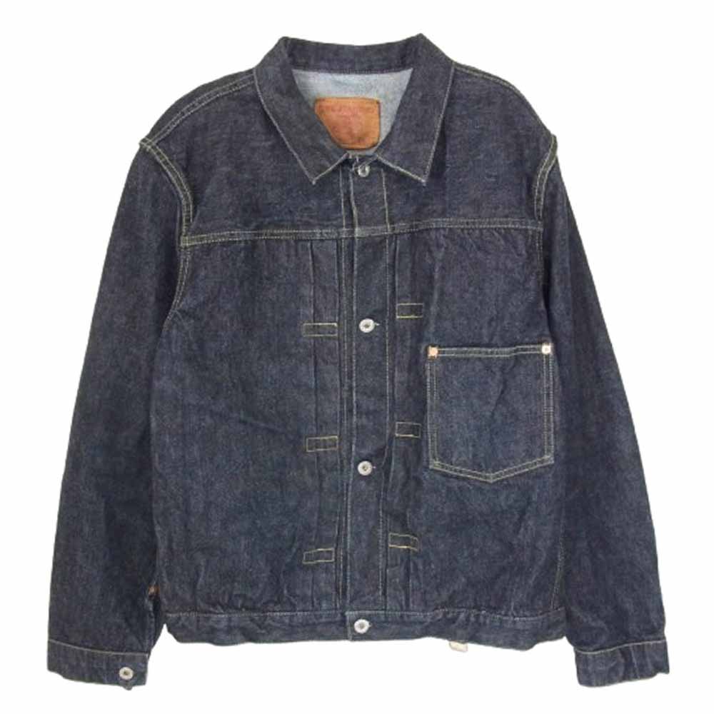 TCBジーンズ 1st Type Late 40's Jacket 13.5oz ファースト タイプ デニム ジャケット インディゴブルー系 44【中古】