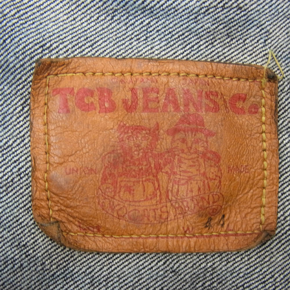 TCBジーンズ 1st Type Late 40's Jacket 13.5oz ファースト タイプ デニム ジャケット インディゴブルー系 44【中古】