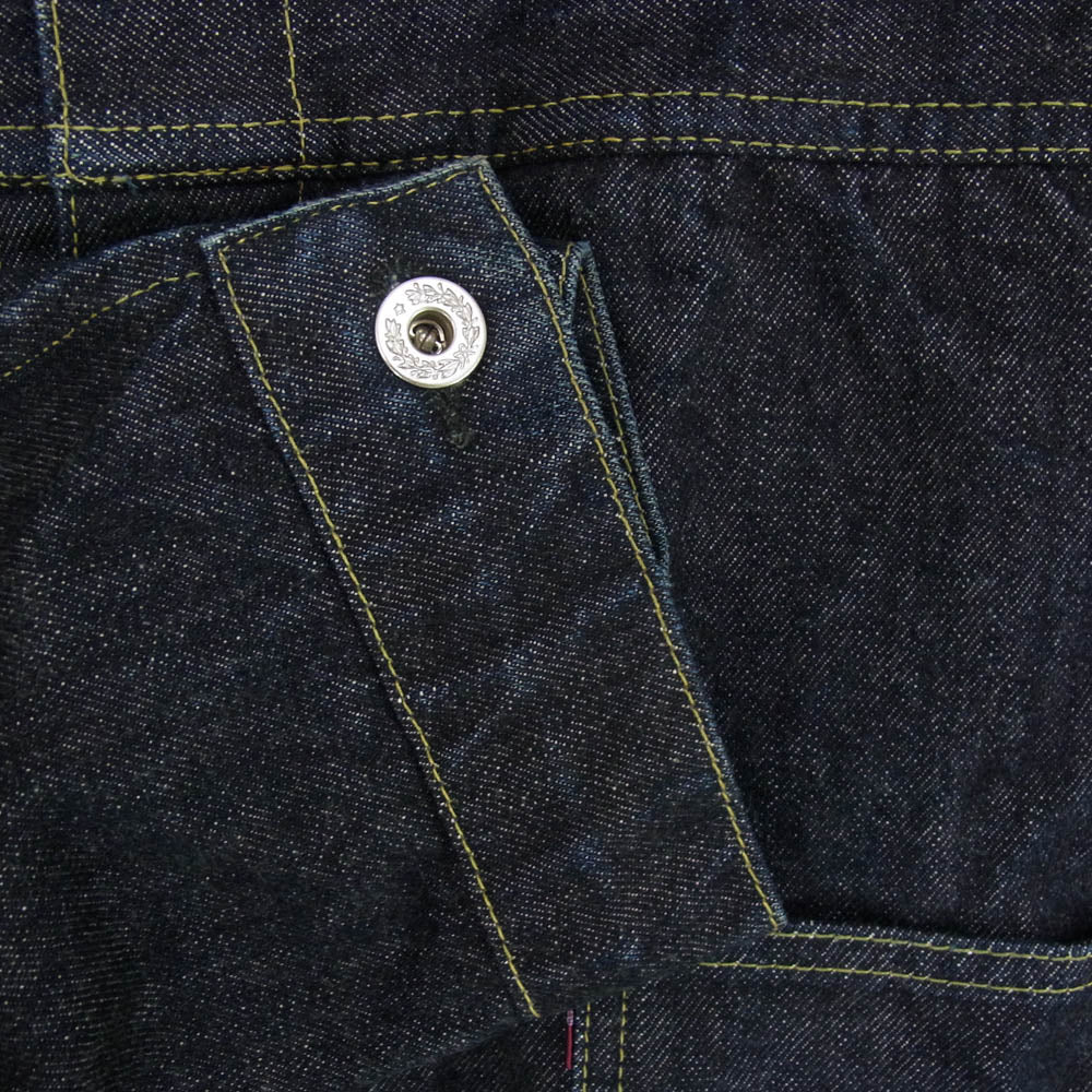 TCBジーンズ 1st Type Late 40's Jacket 13.5oz ファースト タイプ デニム ジャケット インディゴブルー系 44【中古】