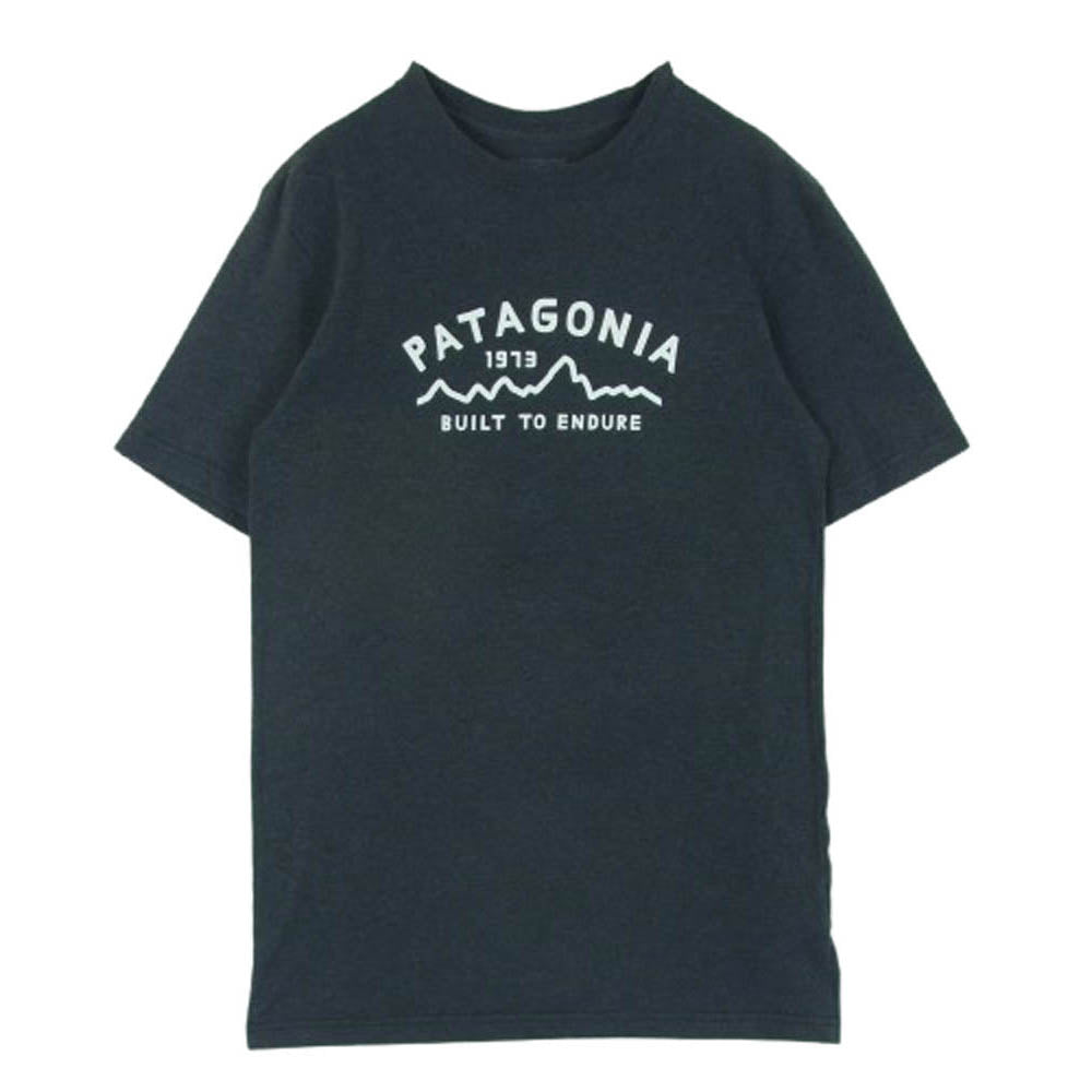 patagonia パタゴニア 39043 ロゴ 半袖 Tシャツ コットン ポリエステル メキシコ製 グレー系 XS【中古】