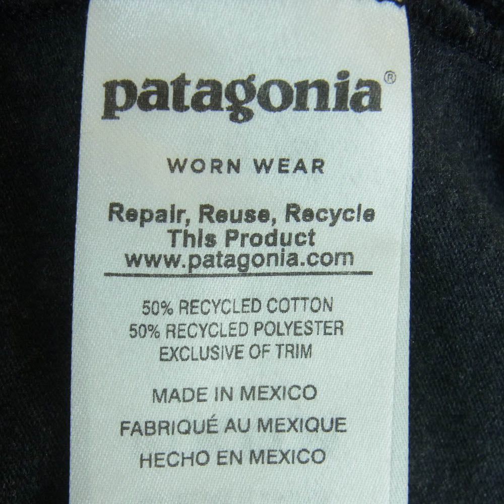 patagonia パタゴニア 39043 ロゴ 半袖 Tシャツ コットン ポリエステル メキシコ製 グレー系 XS【中古】