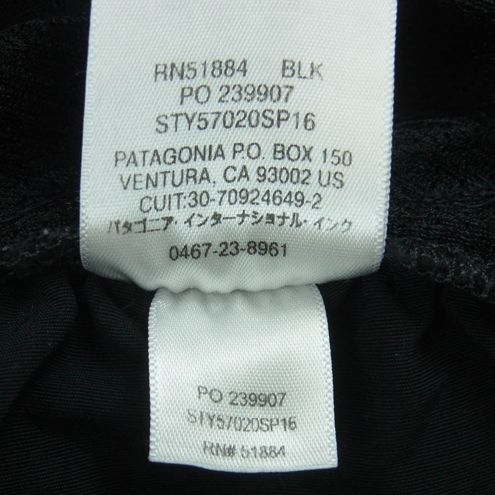 patagonia パタゴニア 57020SP16 BAGGIES SHORTS バギーズ ショーツ ショート パンツ ベトナム製 ブラック系 XS【中古】
