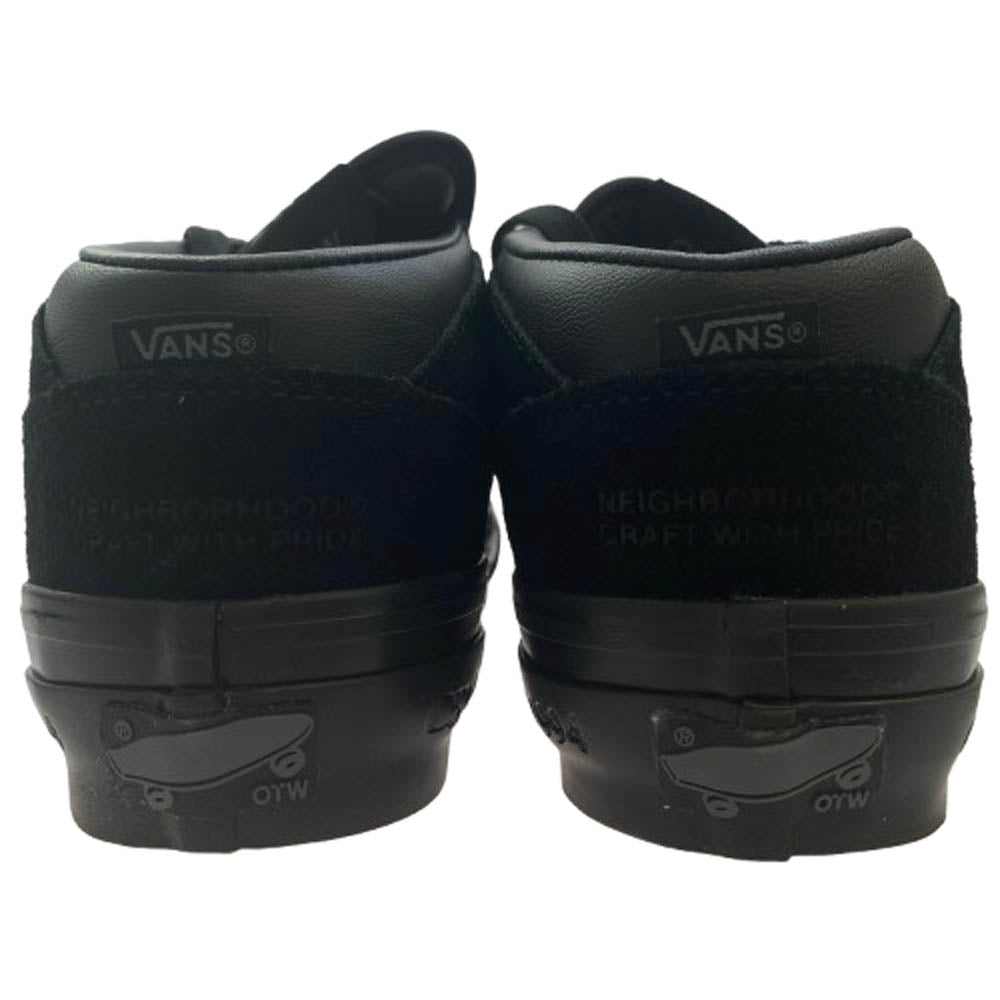 NEIGHBORHOOD ネイバーフッド 251VFVNN-FWM02 VAMS OTW Half Cab 33 バンズ バイバンズ ハーフキャブ 33 スニーカー ブラック系 25.5cm【極上美品】【中古】