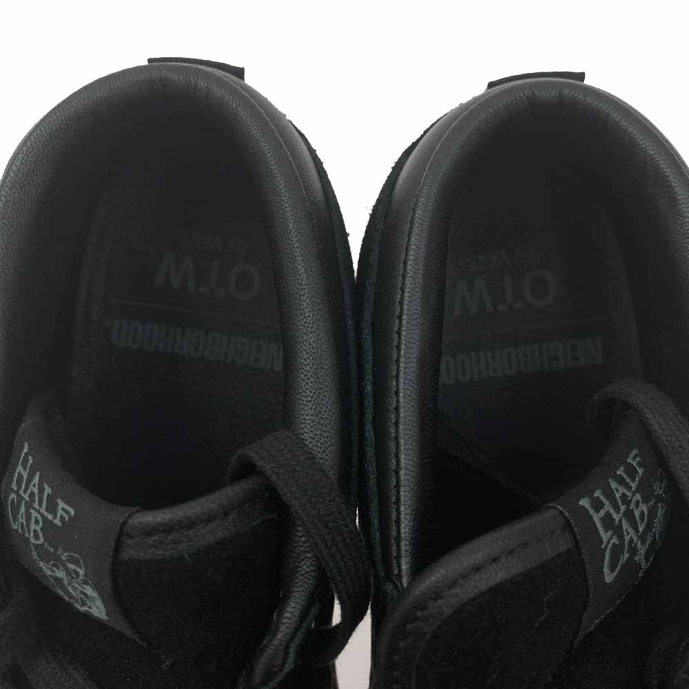 NEIGHBORHOOD ネイバーフッド 251VFVNN-FWM02 VAMS OTW Half Cab 33 バンズ バイバンズ ハーフキャブ 33 スニーカー ブラック系 25.5cm【極上美品】【中古】