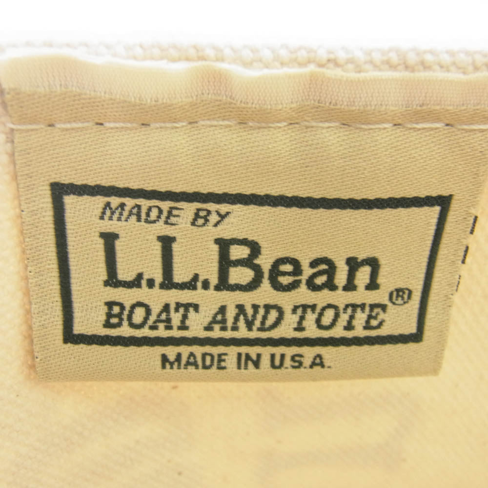 NEIGHBORHOOD ネイバーフッド 251PTLBN-CG01 NH X L.L.BEAN . TOTE-M エルエルビーン トート バッグ オフホワイト系 ブラック系【極上美品】【中古】