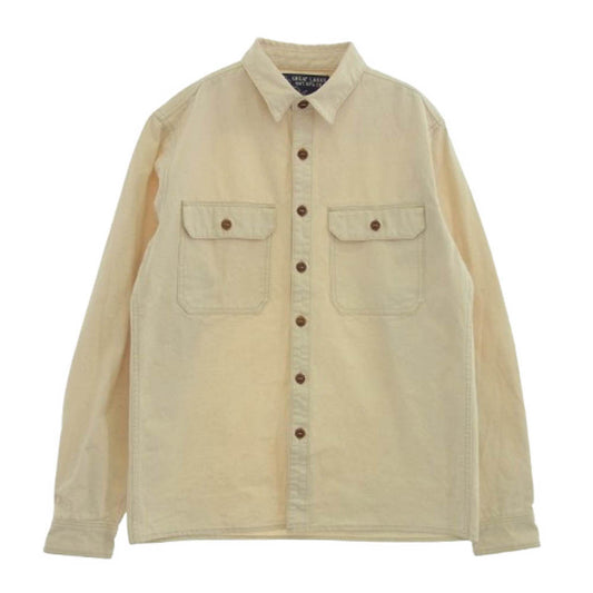 FREEWHEELERS フリーホイーラーズ 2423010 UPLANDER Long Sleeve Shirt アップランダー アウトドア 長袖 シャツ ベージュ系 M【美品】【中古】