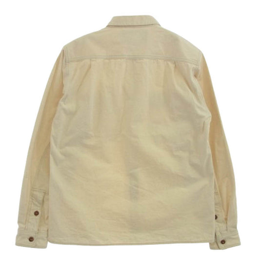 FREEWHEELERS フリーホイーラーズ 2423010 UPLANDER Long Sleeve Shirt アップランダー アウトドア 長袖 シャツ ベージュ系 M【美品】【中古】
