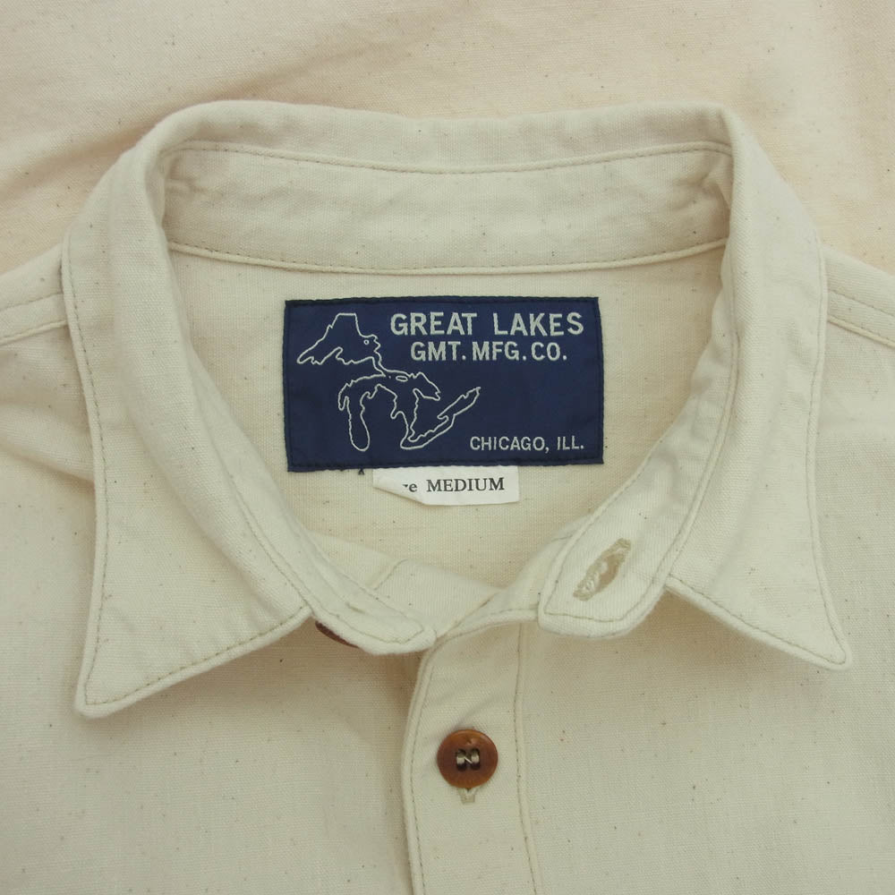 FREEWHEELERS フリーホイーラーズ 2423010 UPLANDER Long Sleeve Shirt アップランダー アウトドア 長袖 シャツ ベージュ系 M【美品】【中古】