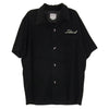 HOUSTON ヒューストン PILE BOWLING SHIRT パイル ボーリング シャツ ブラック系 M【中古】