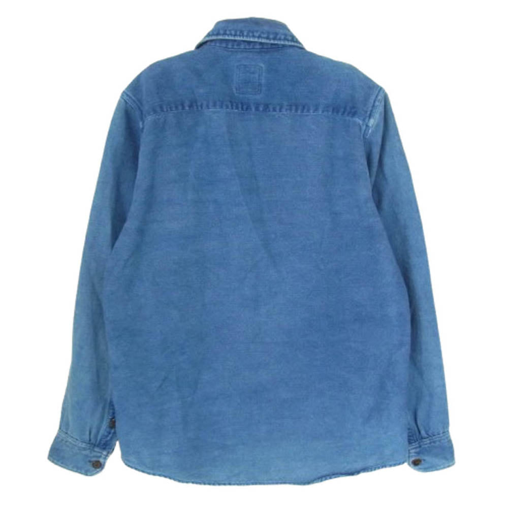 VISVIM ビズビム BLACK ELK FLANNEL KOFU インディゴ フランネル シャツ インディゴブルー系 1【中古】