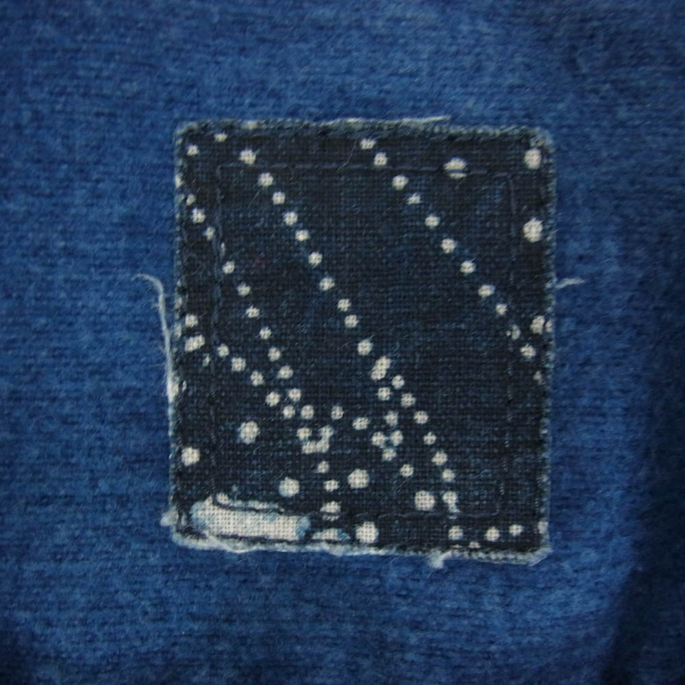 VISVIM ビズビム BLACK ELK FLANNEL KOFU インディゴ フランネル シャツ インディゴブルー系 1【中古】