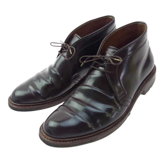 ALDEN オールデン D5706C Chukka Boot コードバン レザー チャッカブーツ ブラウン系 9.5【中古】