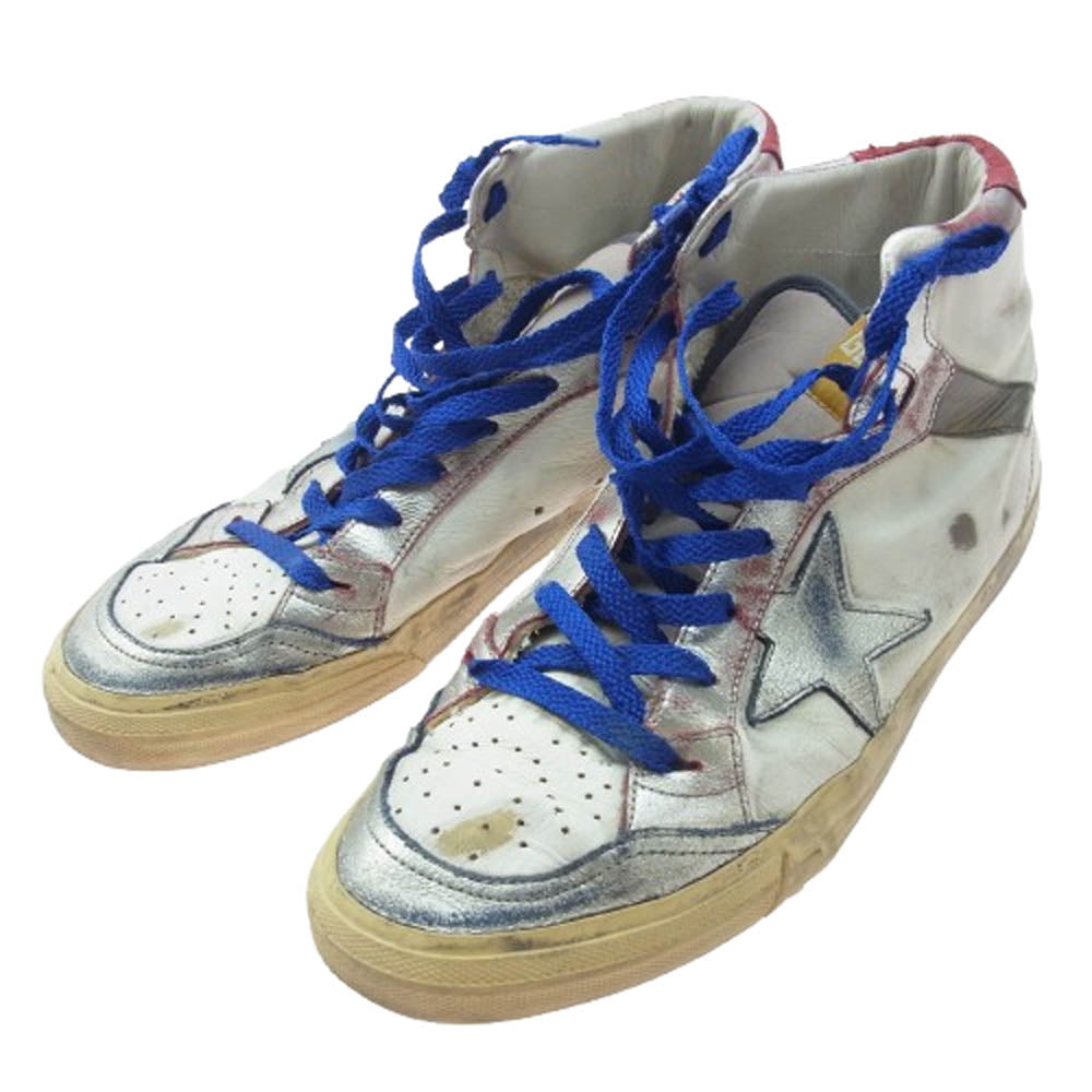 GOLDEN GOOSE ゴールデングース G36MS595 B15 ハイカット スニーカー ホワイト系 42【中古】