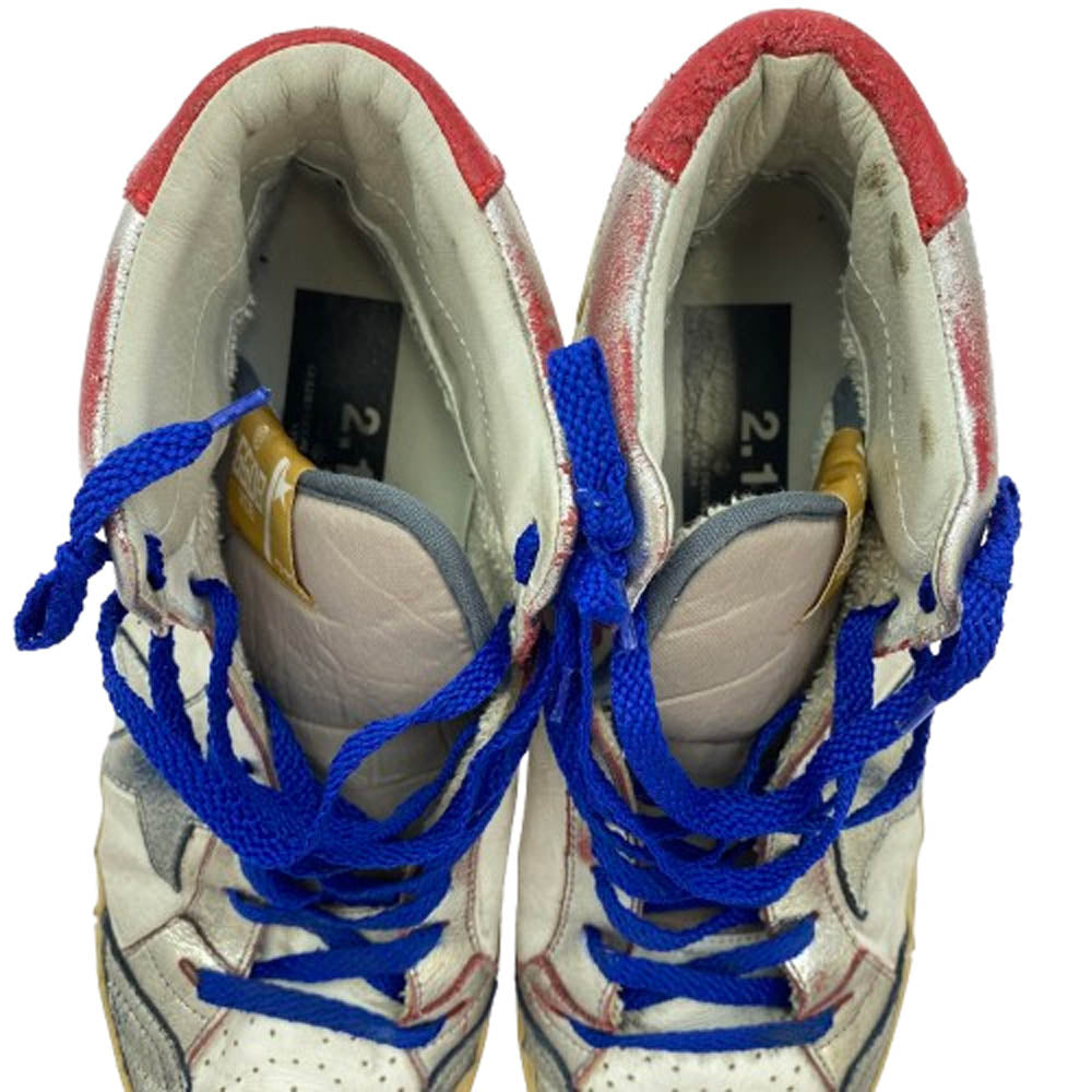 GOLDEN GOOSE ゴールデングース G36MS595 B15 ハイカット スニーカー ホワイト系 42【中古】