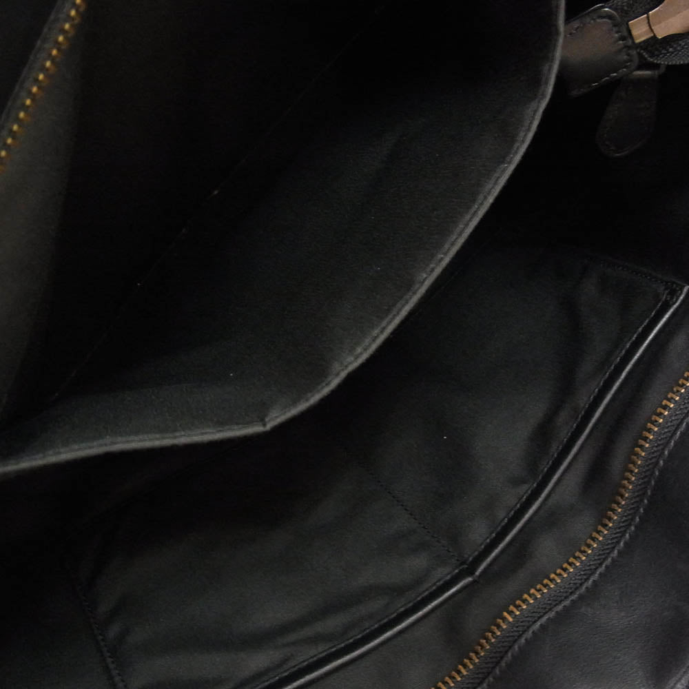 COACH コーチ F29045 スペース パッチ PVCコーティング トートバッグ ブラック系【中古】