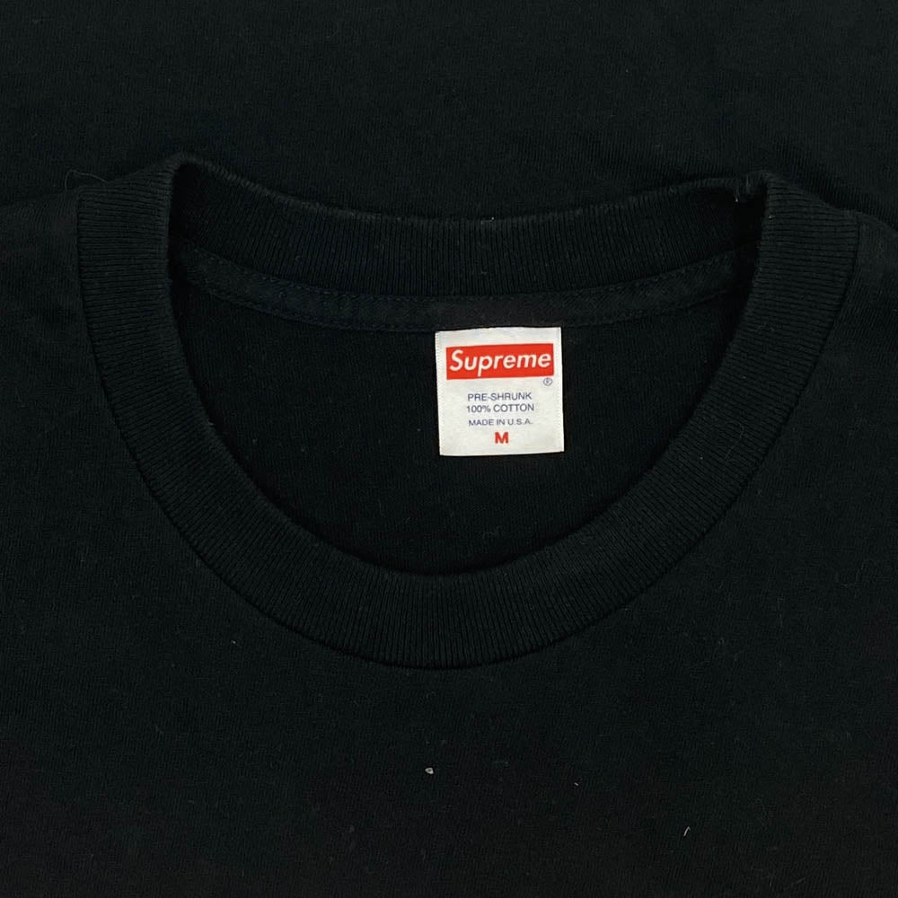 Supreme シュプリーム 20AW Cross Box Logo Tee クロス ボックス ロゴ プリント Tシャツ ブラック系 M【中古】
