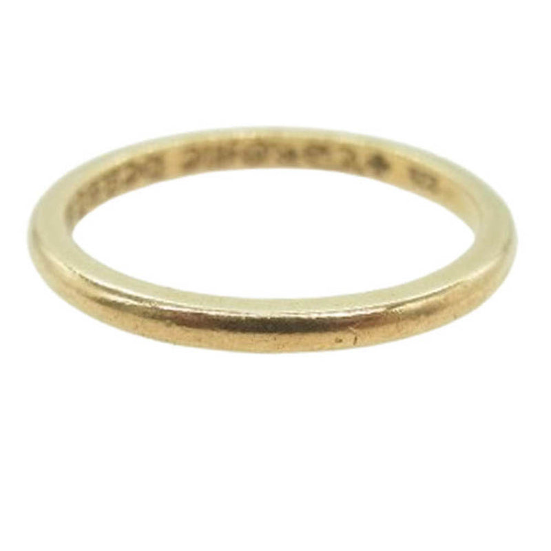 CHROME HEARTS クロムハーツ（原本無） BBBLGM WEDDING 22K バブルガム ウェディング ゴールドリング ゴールド系 約9号【中古】