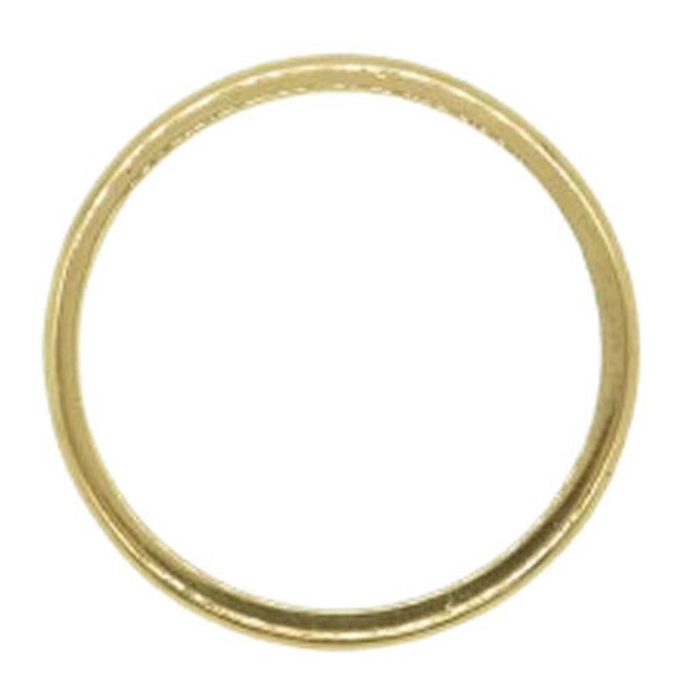 CHROME HEARTS クロムハーツ（原本有） BBBLGM WEDDING 22K バブルガム ウェディング ゴールドリング ゴールド系 19号【中古】