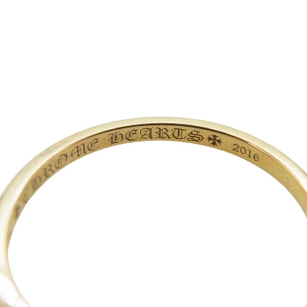 CHROME HEARTS クロムハーツ（原本有） BBBLGM WEDDING 22K バブルガム ウェディング ゴールドリング ゴールド系 19号【中古】