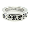 CHROME HEARTS クロムハーツ（原本無） 6mm SPACER FOREVER スペーサー フォーエバー リング シルバー系 9.5号【中古】