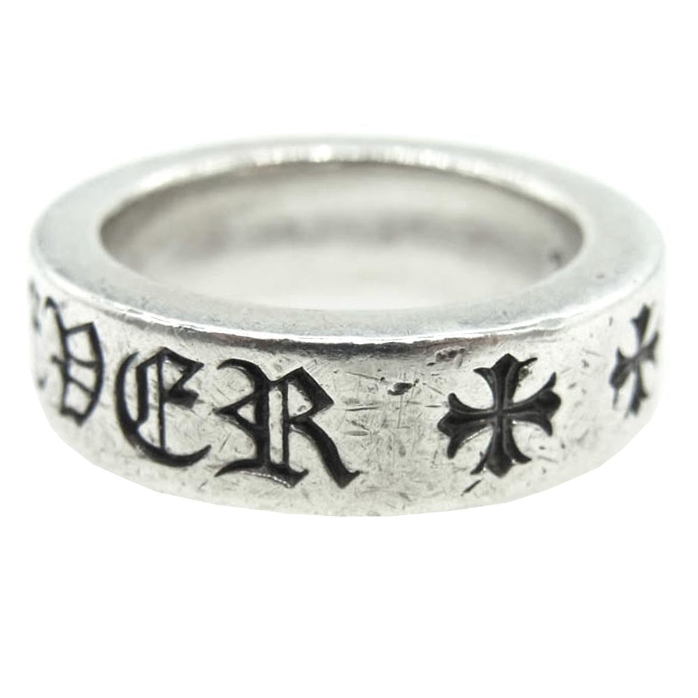 CHROME HEARTS クロムハーツ（原本無） 6mm SPACER FOREVER スペーサー フォーエバー リング シルバー系 9.5号【中古】