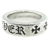 CHROME HEARTS クロムハーツ（原本無） 6mm SPACER FOREVER スペーサー フォーエバー リング シルバー系 9.5号【中古】