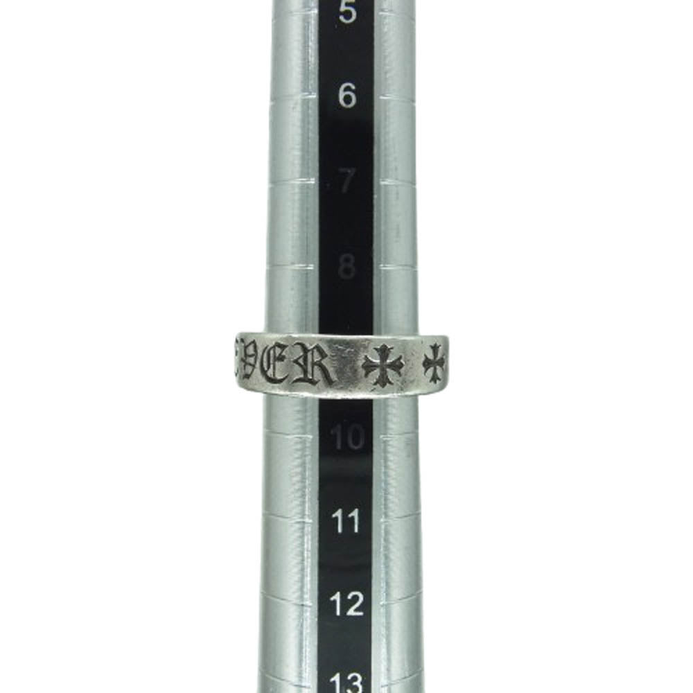 CHROME HEARTS クロムハーツ（原本無） 6mm SPACER FOREVER スペーサー フォーエバー リング シルバー系 9.5号【中古】