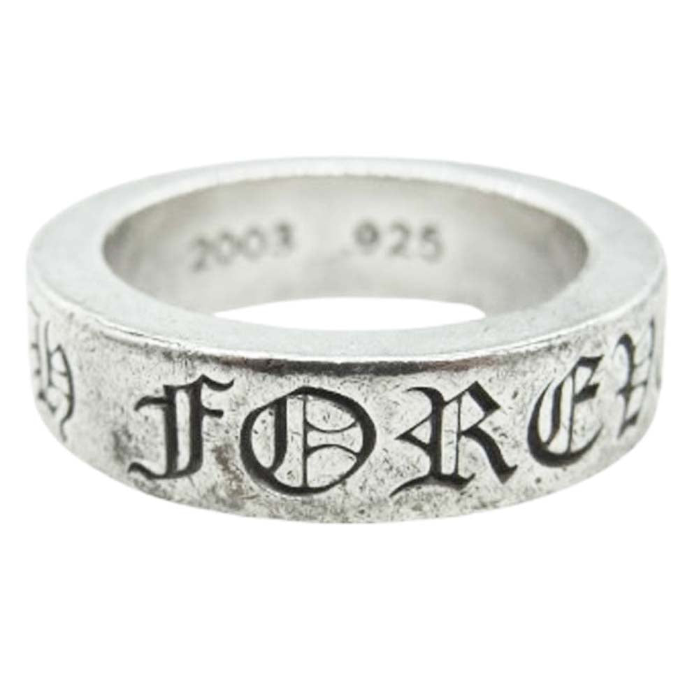 CHROME HEARTS クロムハーツ（原本有） 6mm SPACER FOREVER スペーサー フォーエバー リング シルバー系 14.5号【中古】