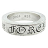 CHROME HEARTS クロムハーツ（原本有） 6mm SPACER FOREVER スペーサー フォーエバー リング シルバー系 14.5号【中古】