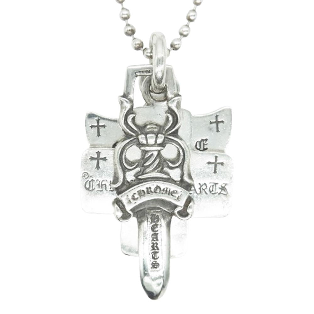 CHROME HEARTS クロムハーツ（原本有） OLD 3TRINKETS  オールド 3トリンケッツ ペンダントトップ シルバー系【中古】