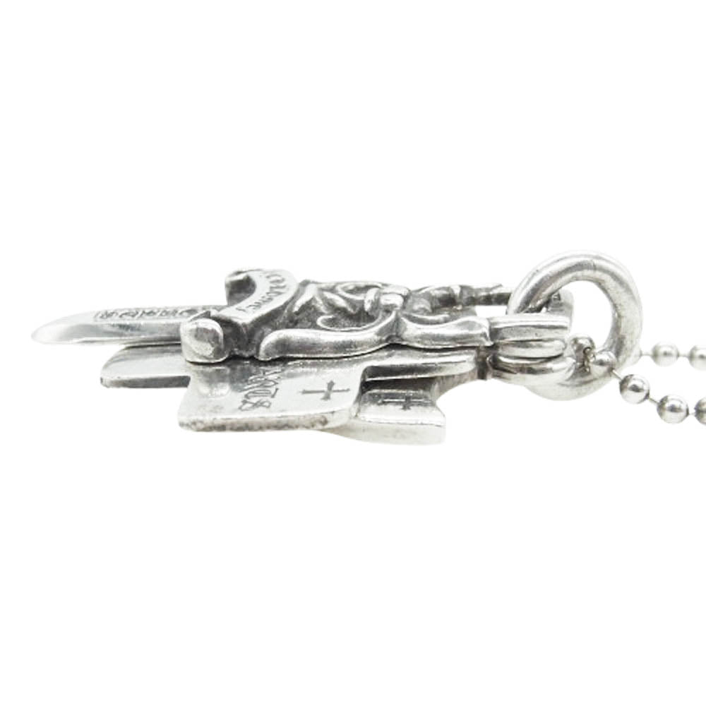 CHROME HEARTS クロムハーツ（原本有） OLD 3TRINKETS  オールド 3トリンケッツ ペンダントトップ シルバー系【中古】