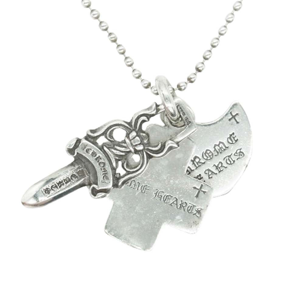 CHROME HEARTS クロムハーツ（原本有） OLD 3TRINKETS  オールド 3トリンケッツ ペンダントトップ シルバー系【中古】