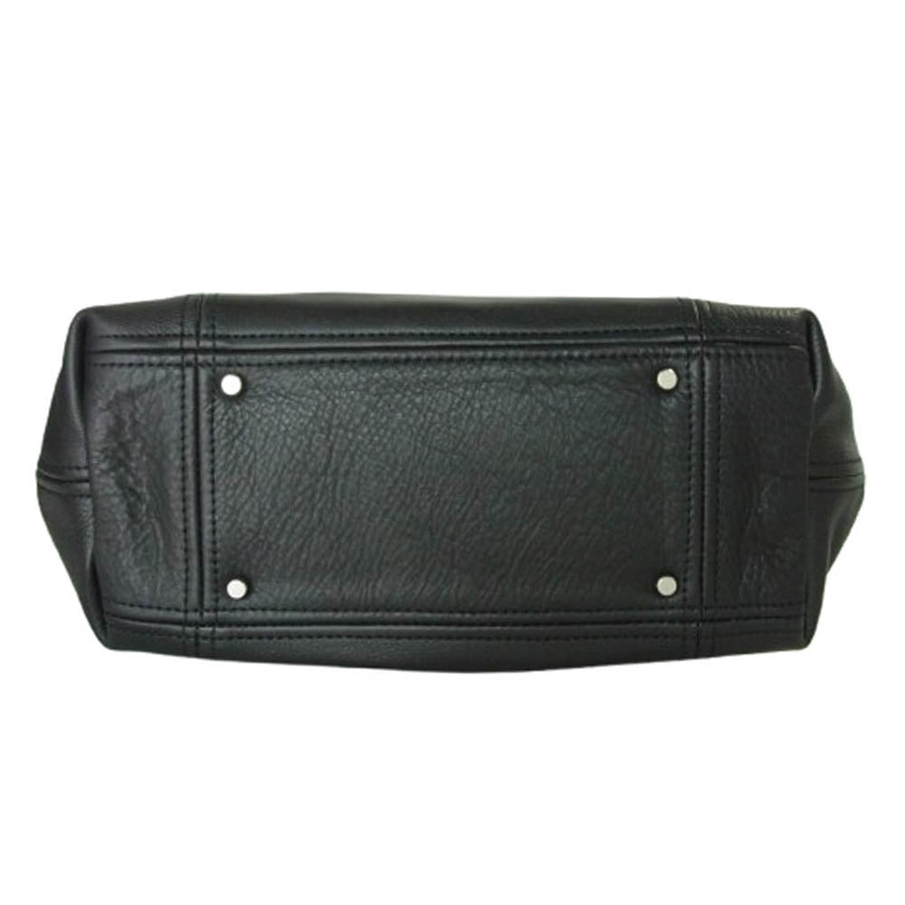 aniary アニアリ 07-02012 Shrink Leather シュリンクレザー ブリーフケース トートバッグ ブラック系【極上美品】【中古】