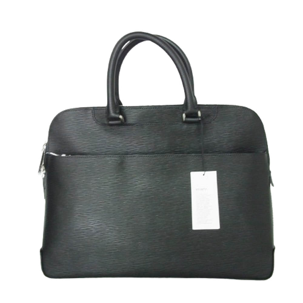aniary アニアリ 34-01000 G-Film Leather ジー-フィルム レザー ブリーフケース トートバッグ ブラック系【極上美品】【中古】