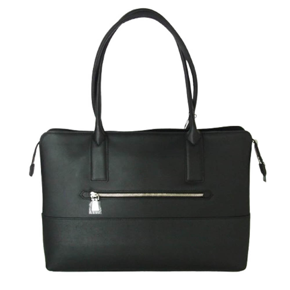 aniary アニアリ 36-02003 Artisan Leather アルティザンレザー トートバッグ ブラック系【極上美品】【中古】