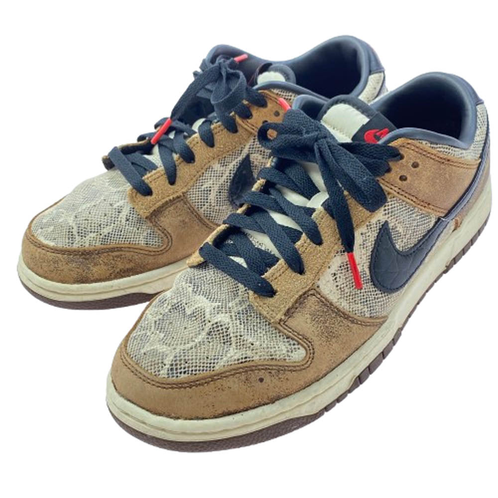 NIKE ナイキ FJ5434-120 Dunk Low PRM Head 2 Head/CO.JP ダンク ロー PRM スニーカー ブラウン系 27cm【中古】