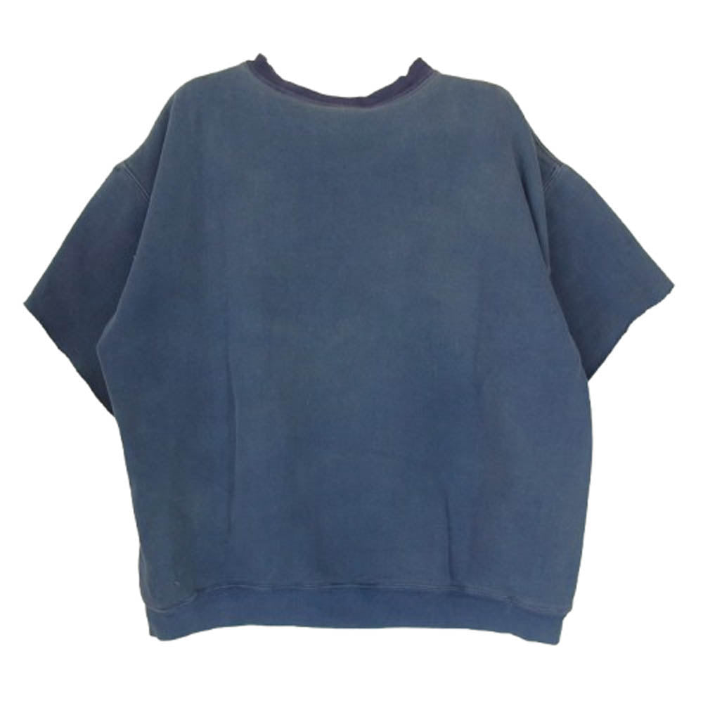 RUSSELL ATHLETIC ラッセルアスレチック 60s 70s カットオフ プリント スウェット ネイビー系 サイズ表記無【中古】