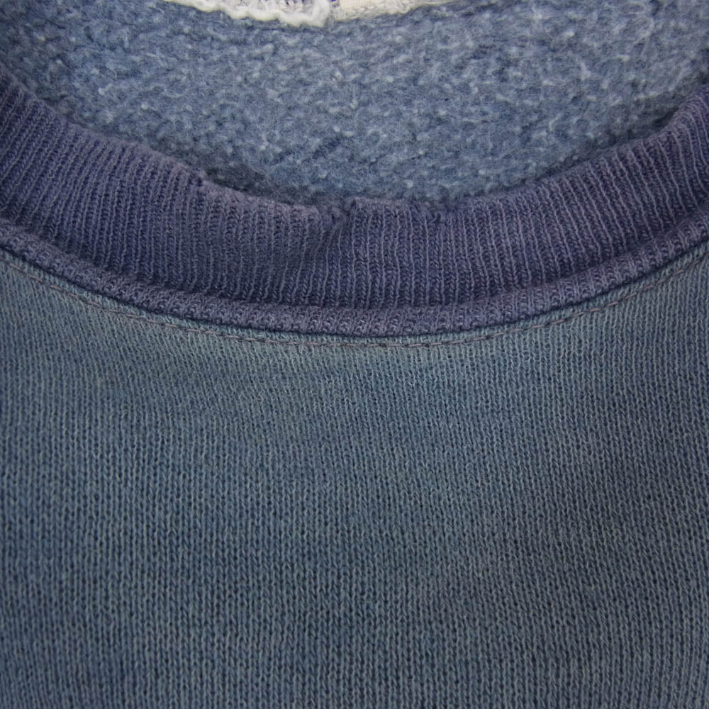 RUSSELL ATHLETIC ラッセルアスレチック 60s 70s カットオフ プリント スウェット ネイビー系 サイズ表記無【中古】