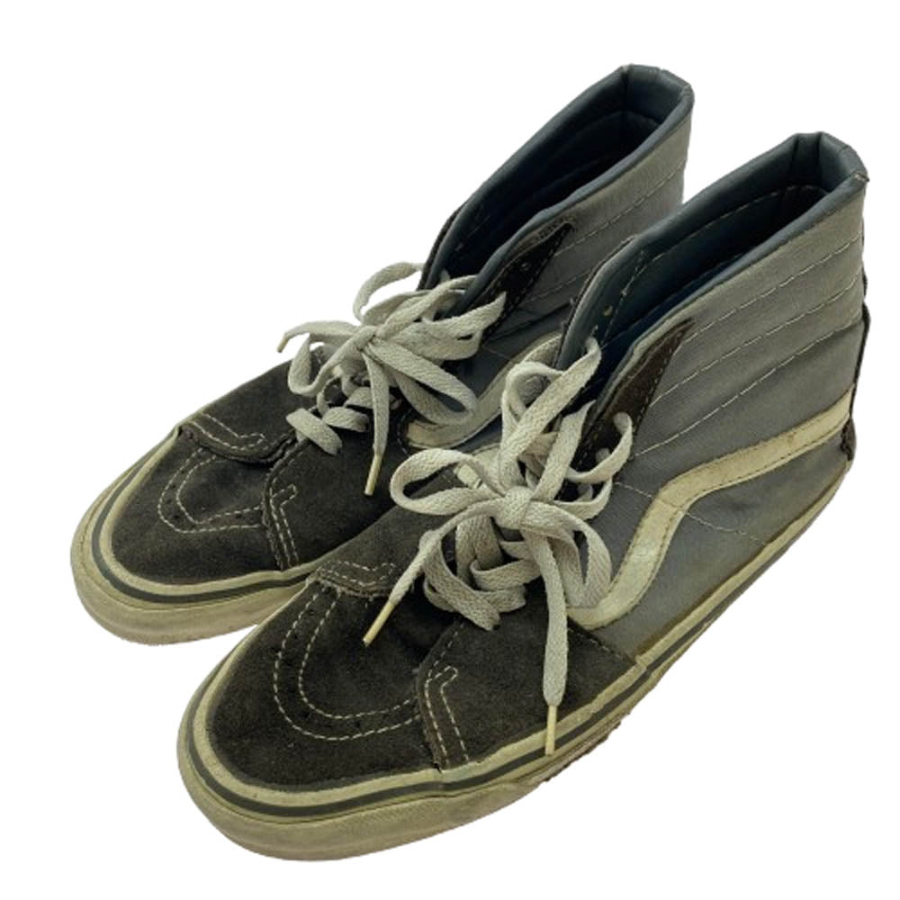 VANS バンズ 90s 中期 USA製 sk8-hi スケートハイ スニーカー カーキ系【中古】