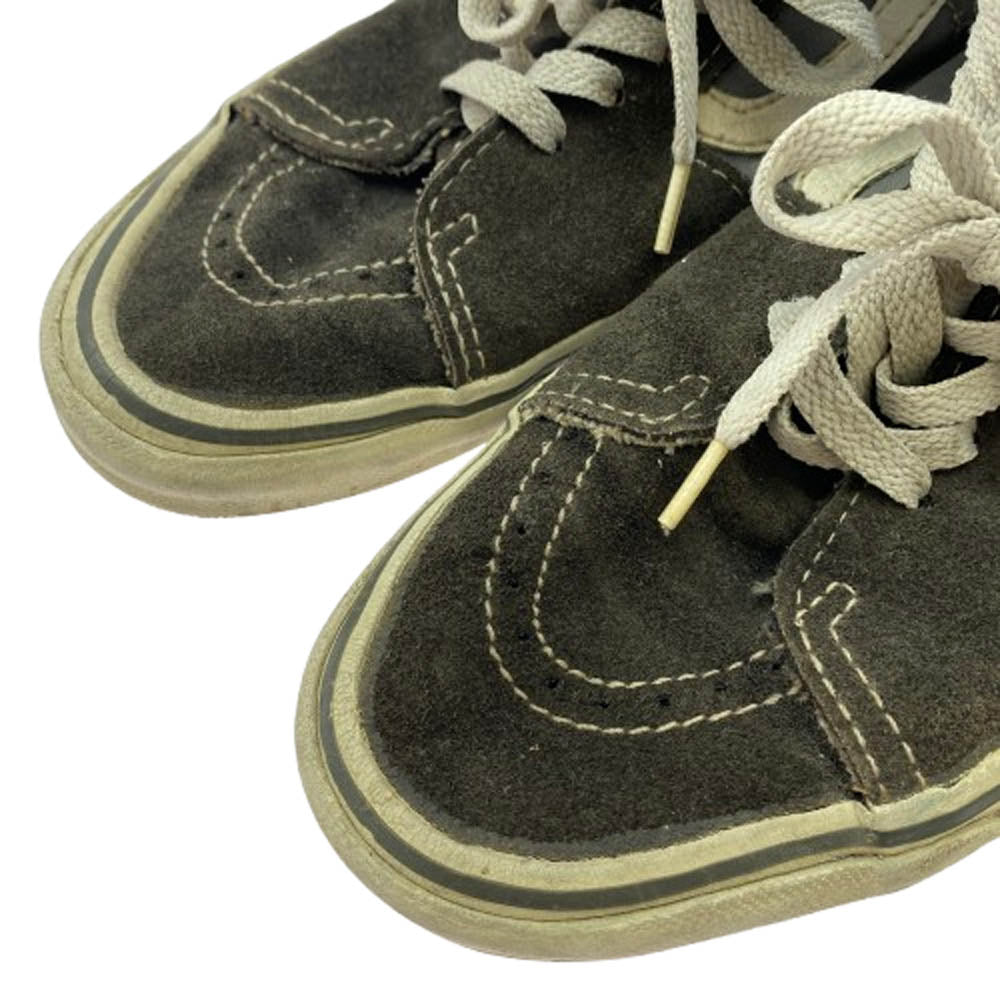 VANS バンズ 90s 中期 USA製 sk8-hi スケートハイ スニーカー カーキ系【中古】