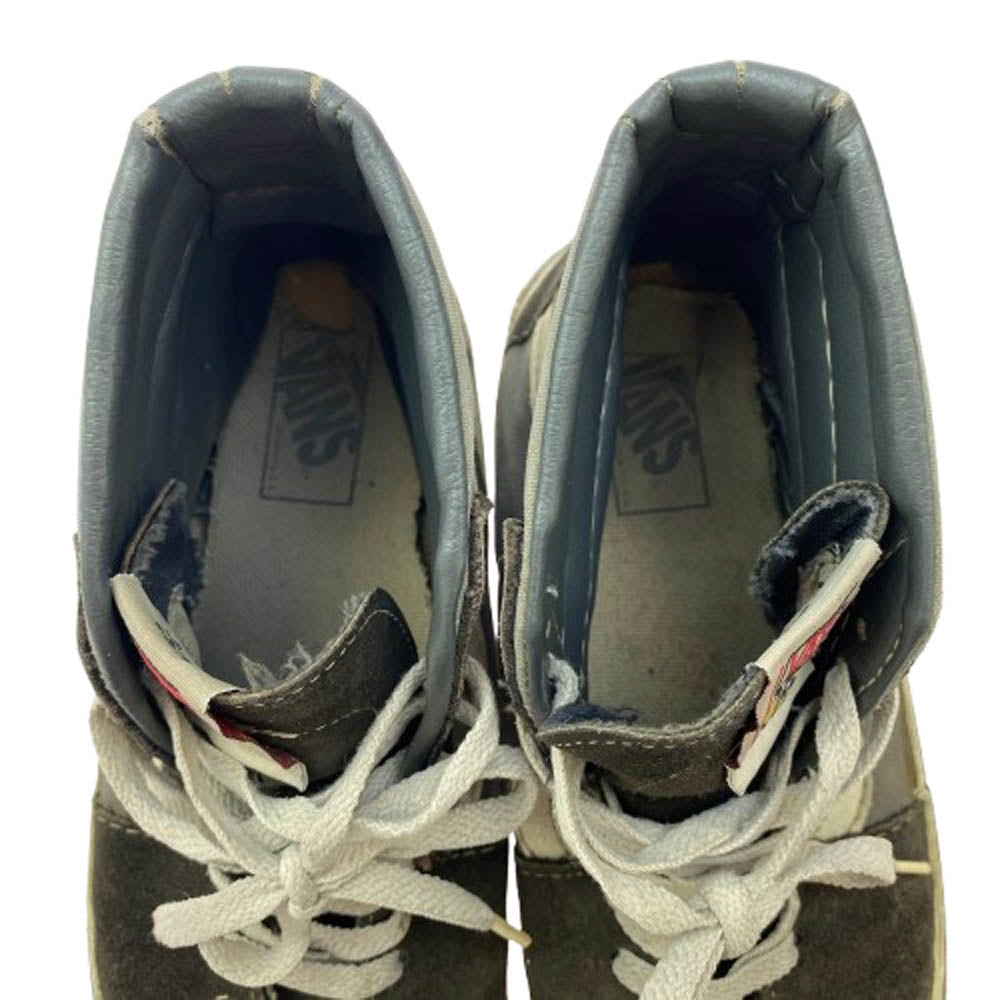 VANS バンズ 90s 中期 USA製 sk8-hi スケートハイ スニーカー カーキ系【中古】