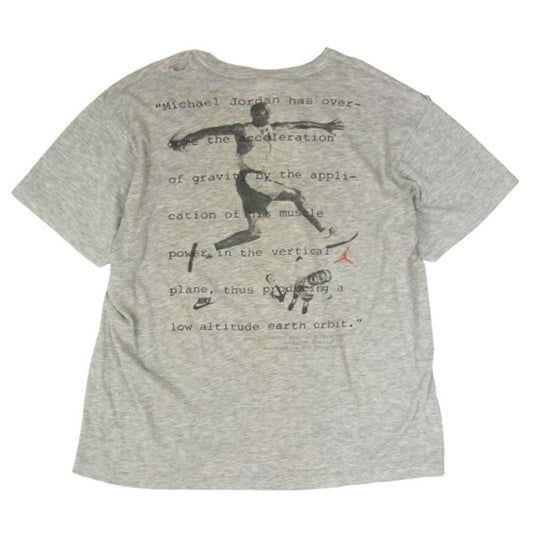 NIKE ナイキ 90s 銀タグ カナダ製 スパイクリー ジョーダン プリント Tシャツ グレー系 L/G【中古】